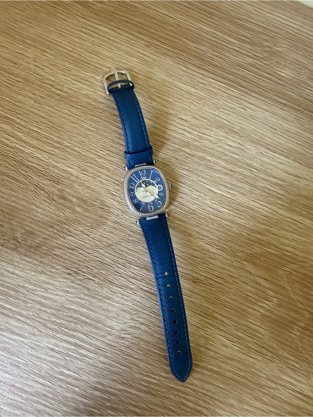 Judith Ripka Blue Oval Moonphase Watch - Picture 7 of 9